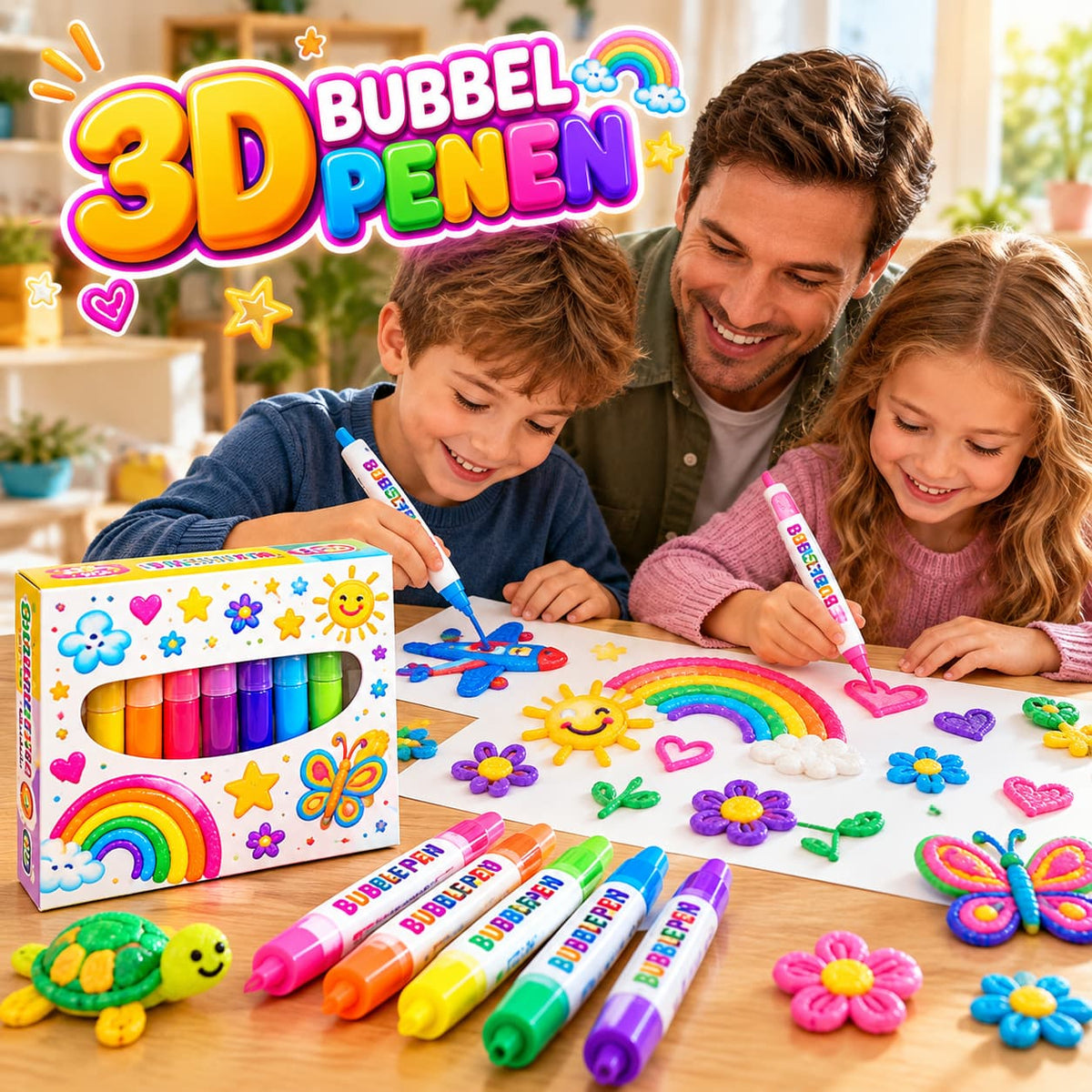 Set van 3D Bubbelpennen