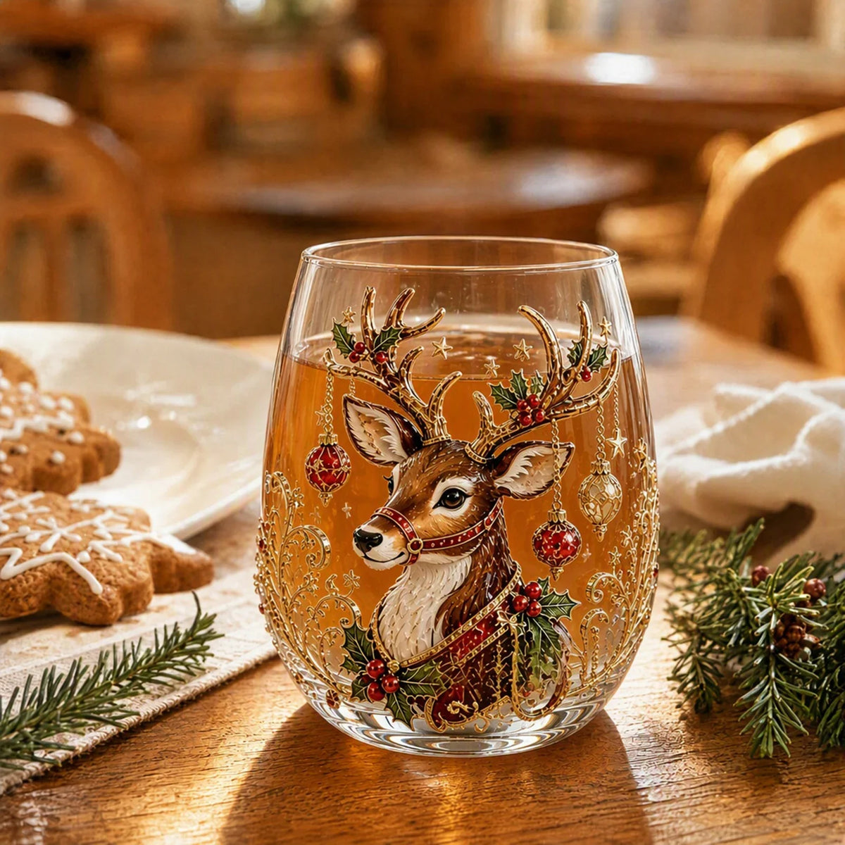 Luxe Kerstglazen Collectieset | Breng de magie van kerst naar je tafel