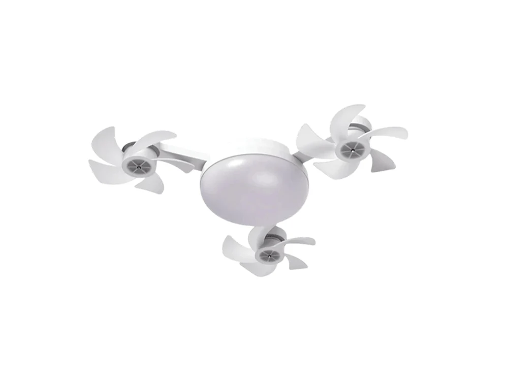 🌀Nieuwe plafondventilator met verlichting en E27-fitting – 2-in-1 stille LED-ventilator met afstandsbediening, energiezuinige combinatie van koeling en verlichting