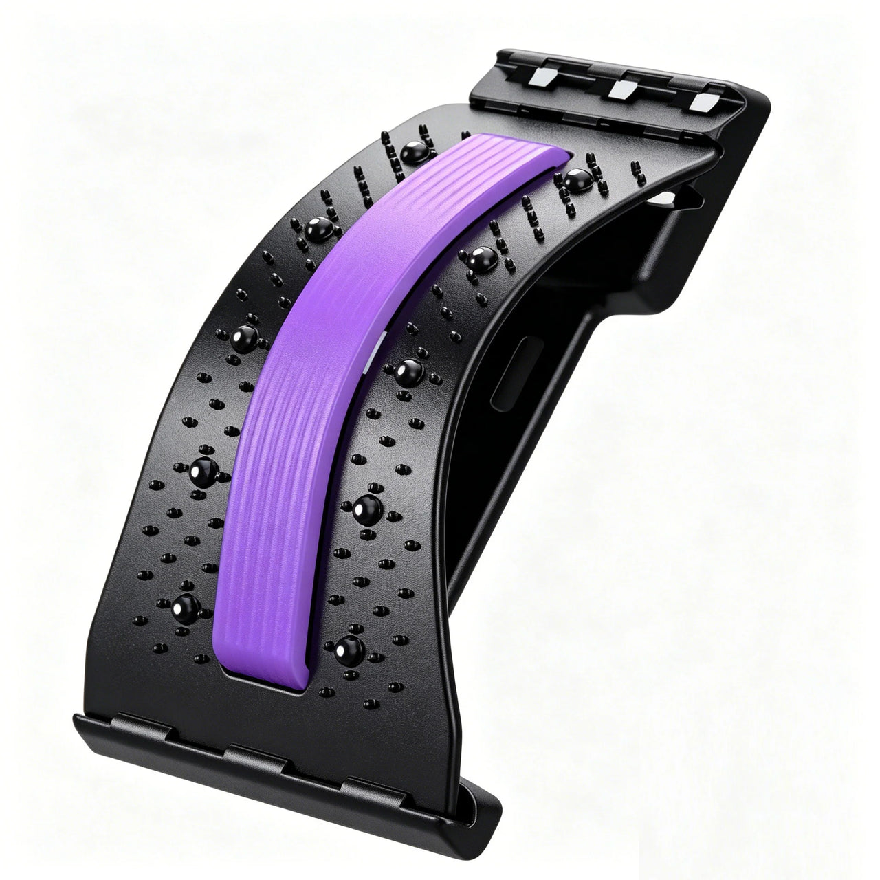Lendenmassage met behulp van acupunctuur en magnetische therapie.
