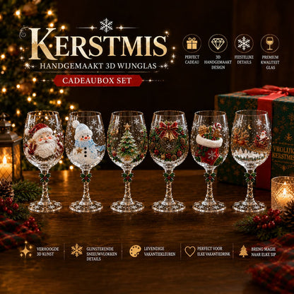 Luxe Kerstglazen Collectie | Breng de magie van kerst naar je tafel