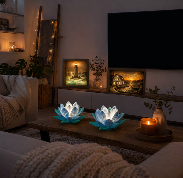 Verlichte Lotusbloem  Sfeervolle Creatieset