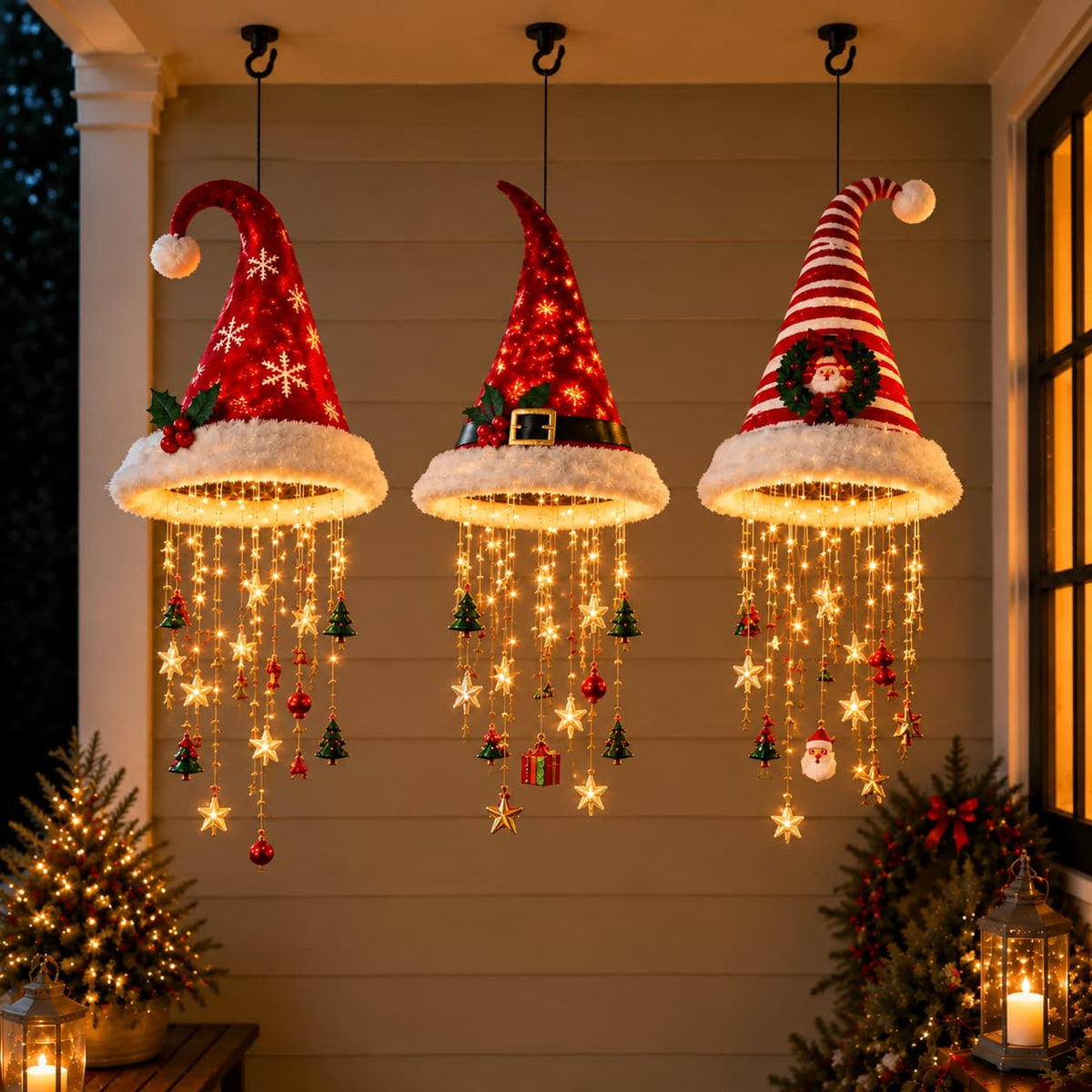 Verlichte Kerstmuts | Kerstdecoratie