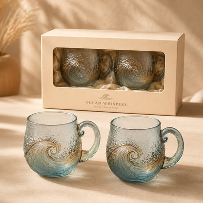 Luxe Tassen Set | Breng de rust van de zee naar je tafel