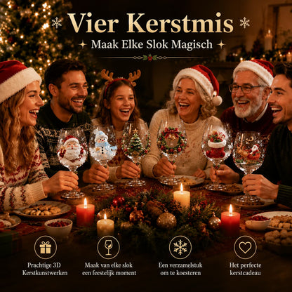 Luxe Kerstglazen Collectie | Breng de magie van kerst naar je tafel