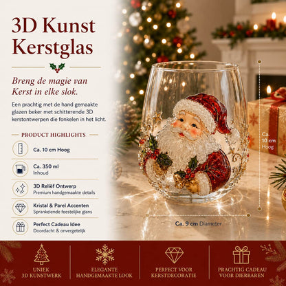 Luxe Kerstglazen Collectieset | Breng de magie van kerst naar je tafel