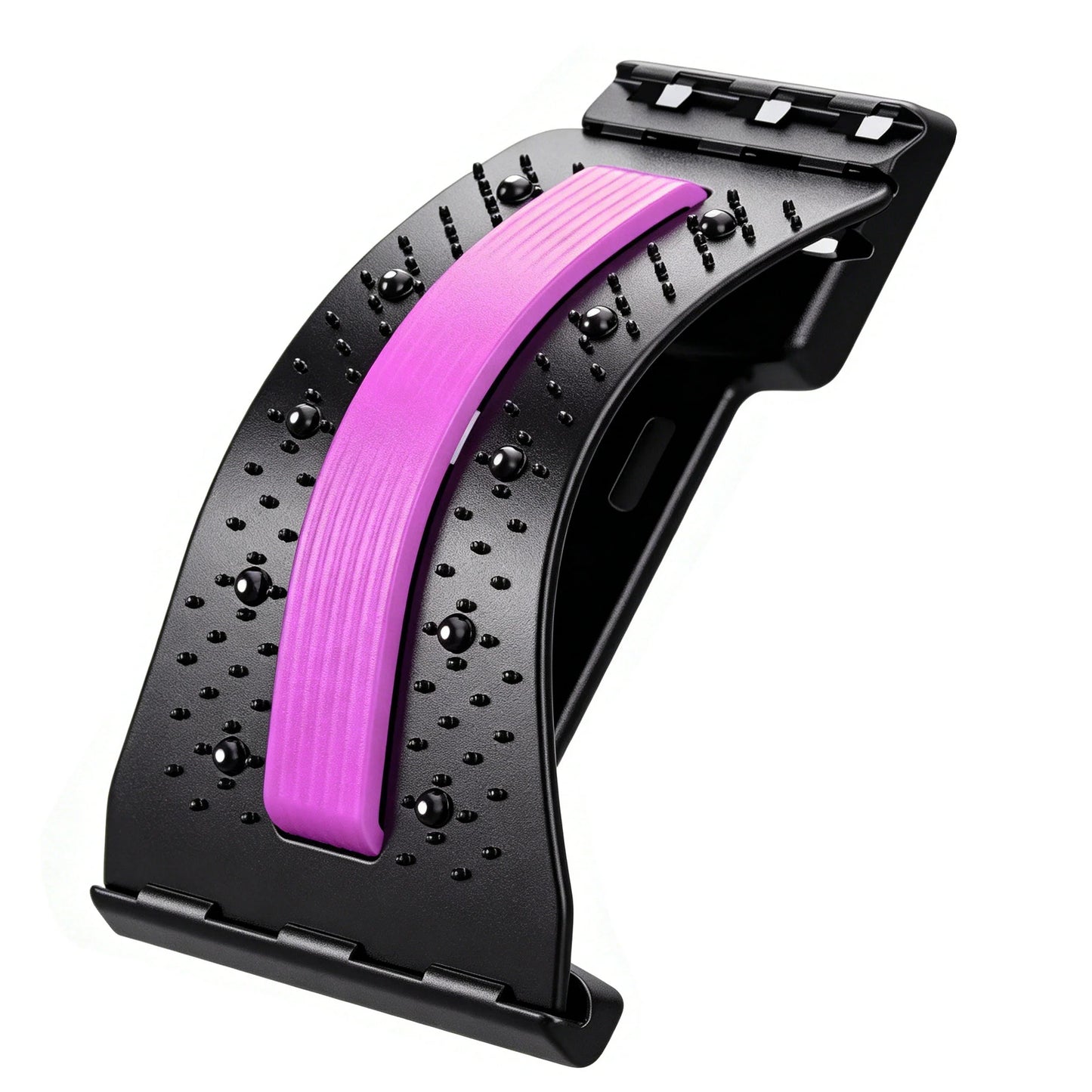 Lendenmassage met behulp van acupunctuur en magnetische therapie.