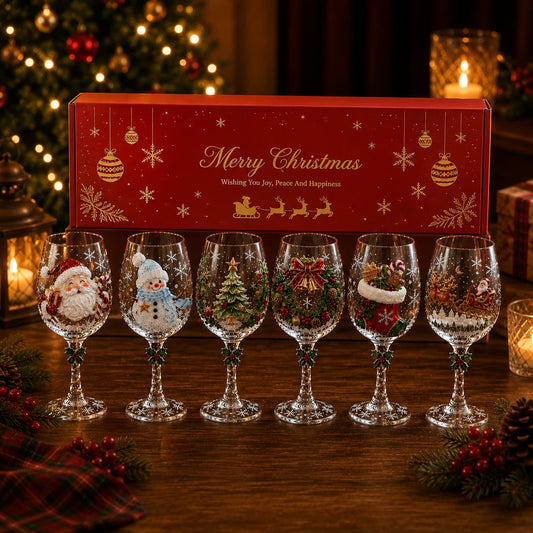 Luxe Kerstglazen Collectie | Breng de magie van kerst naar je tafel