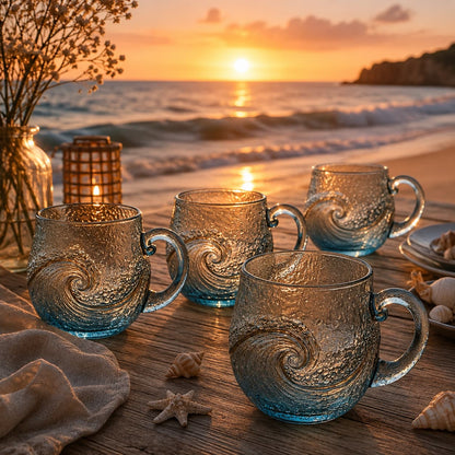 Luxe Tassen Set | Breng de rust van de zee naar je tafel