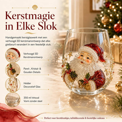 Luxe Kerstglazen Collectieset | Breng de magie van kerst naar je tafel