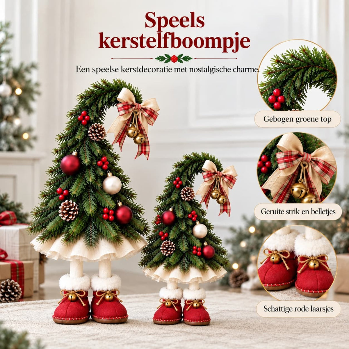 Betoverende Kerstelven Decoratie