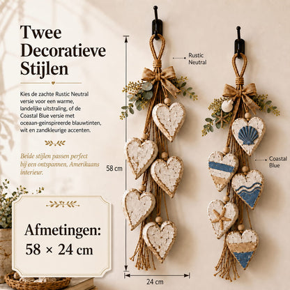 Elegante Wanddecoratie Harten