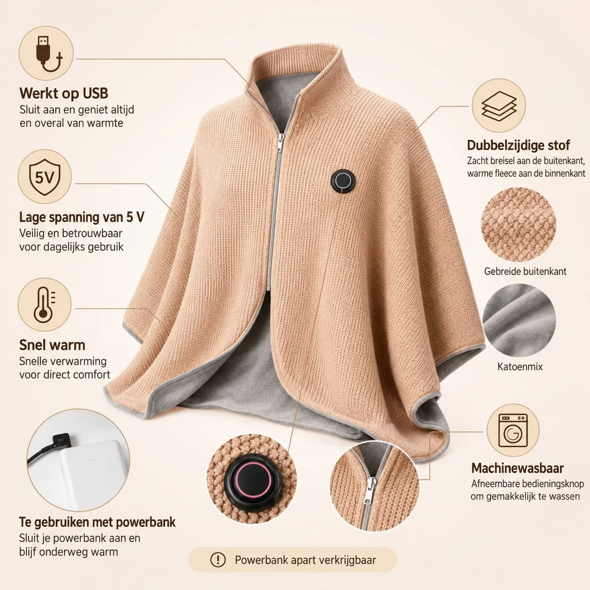 Verwarmde Comfortdeken | Blijf de hele winter warm