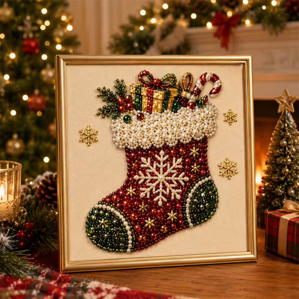 Parelschilderij Kerst Creatieset