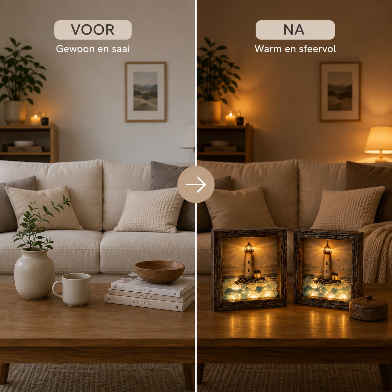 Verlicht Kunstschilderij | Lumière