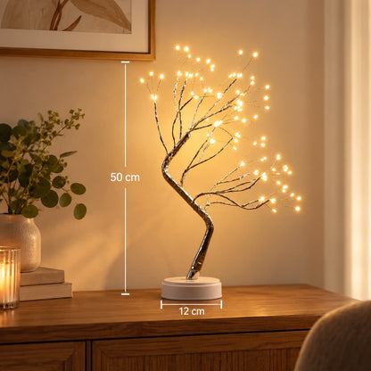 Gouden Bladboom Decoratielamp