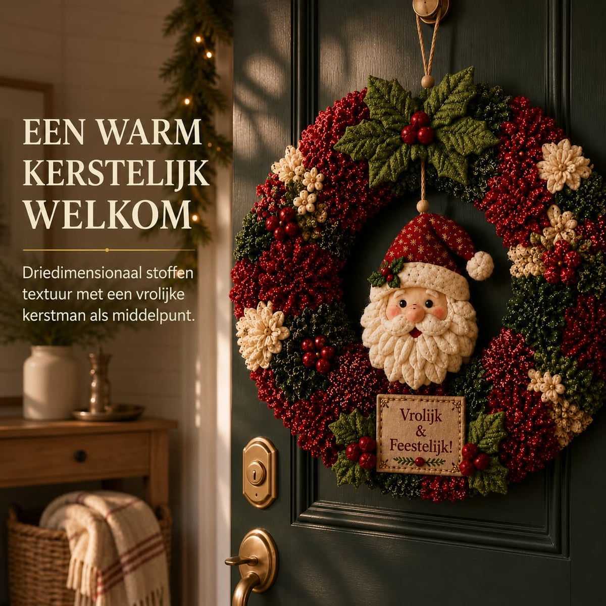 Kerstkrans Creatieset | Maak je eigen unieke kerstdecoratie