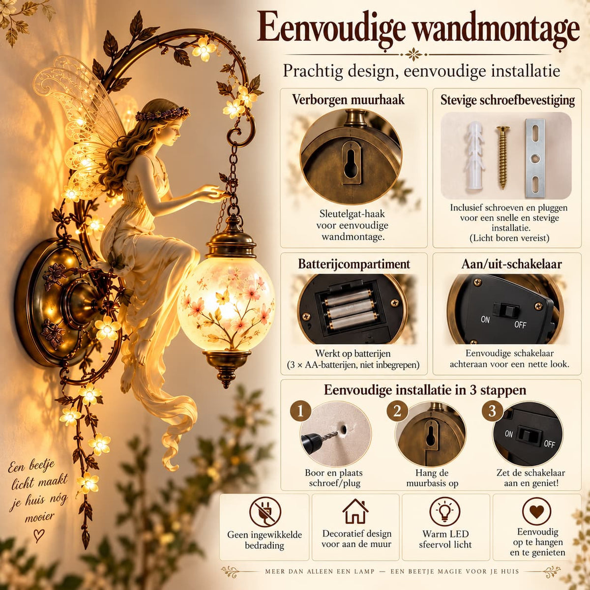 Betoverende Sfeerlamp Feeën