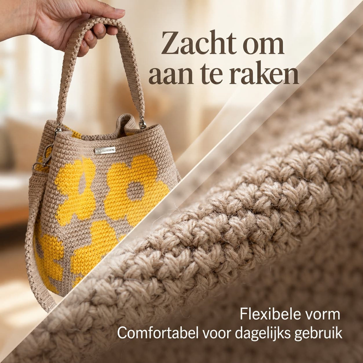 Handgemaakte Gehaakte Bloementas