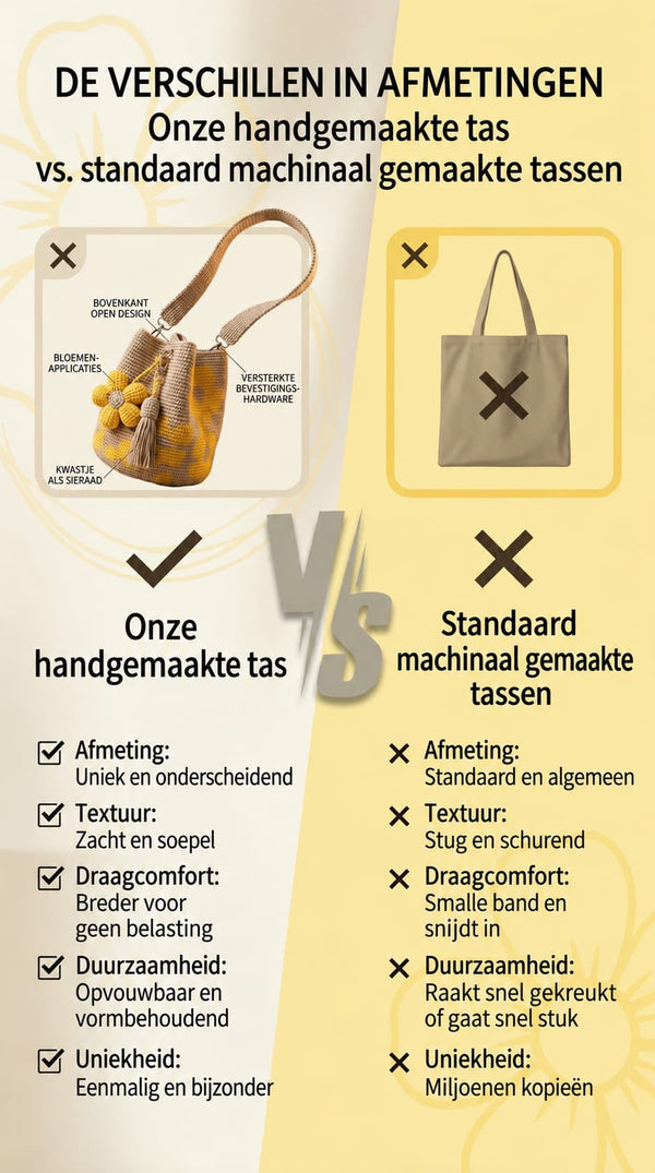 Handgemaakte Gehaakte Bloementas
