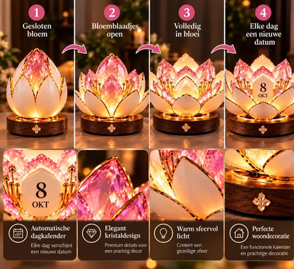 Luxe Lotus Bloemenkalender