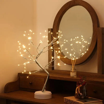 Gouden Bladboom Decoratielamp