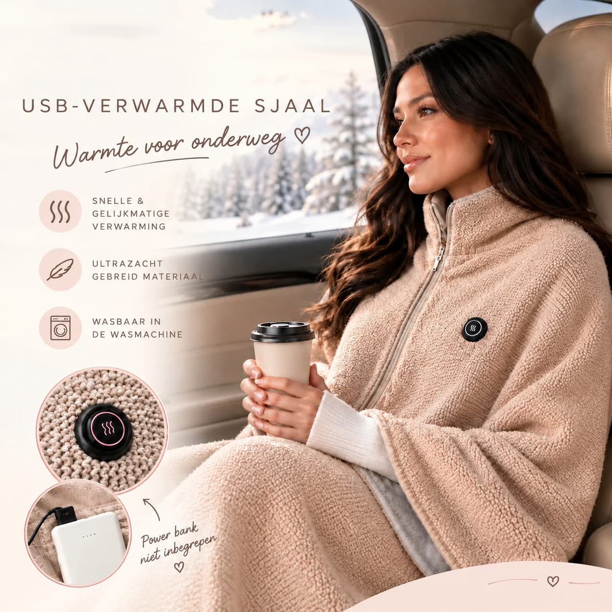 Verwarmde Comfortdeken | Blijf de hele winter warm