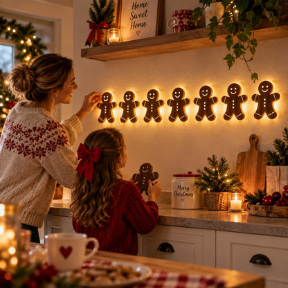 Verlichte Kerstdecoratie | Set van 7 stuks