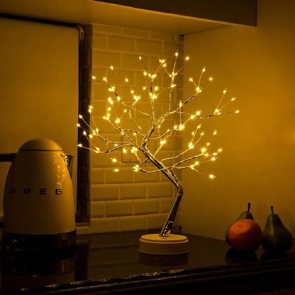 Gouden Bladboom Decoratielamp
