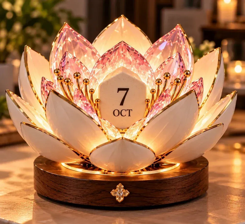 Luxe Lotus Bloemenkalender