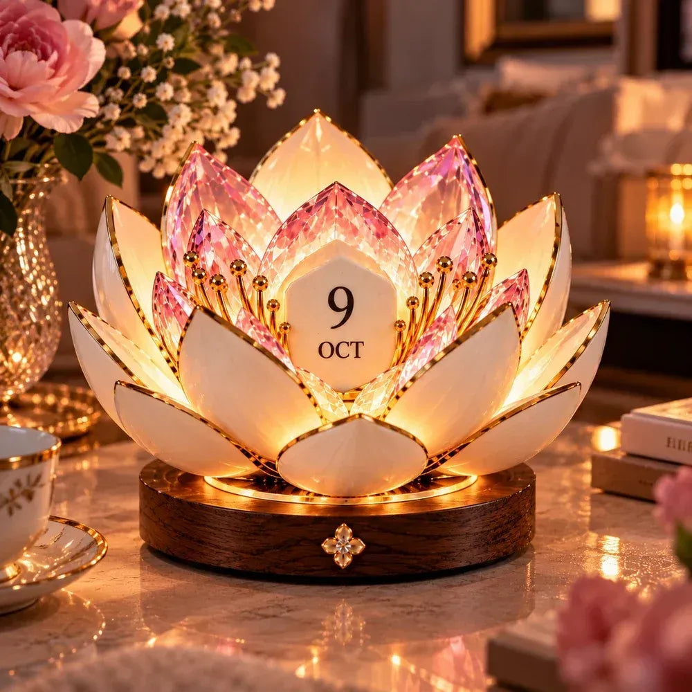 Luxe Lotus Bloemenkalender