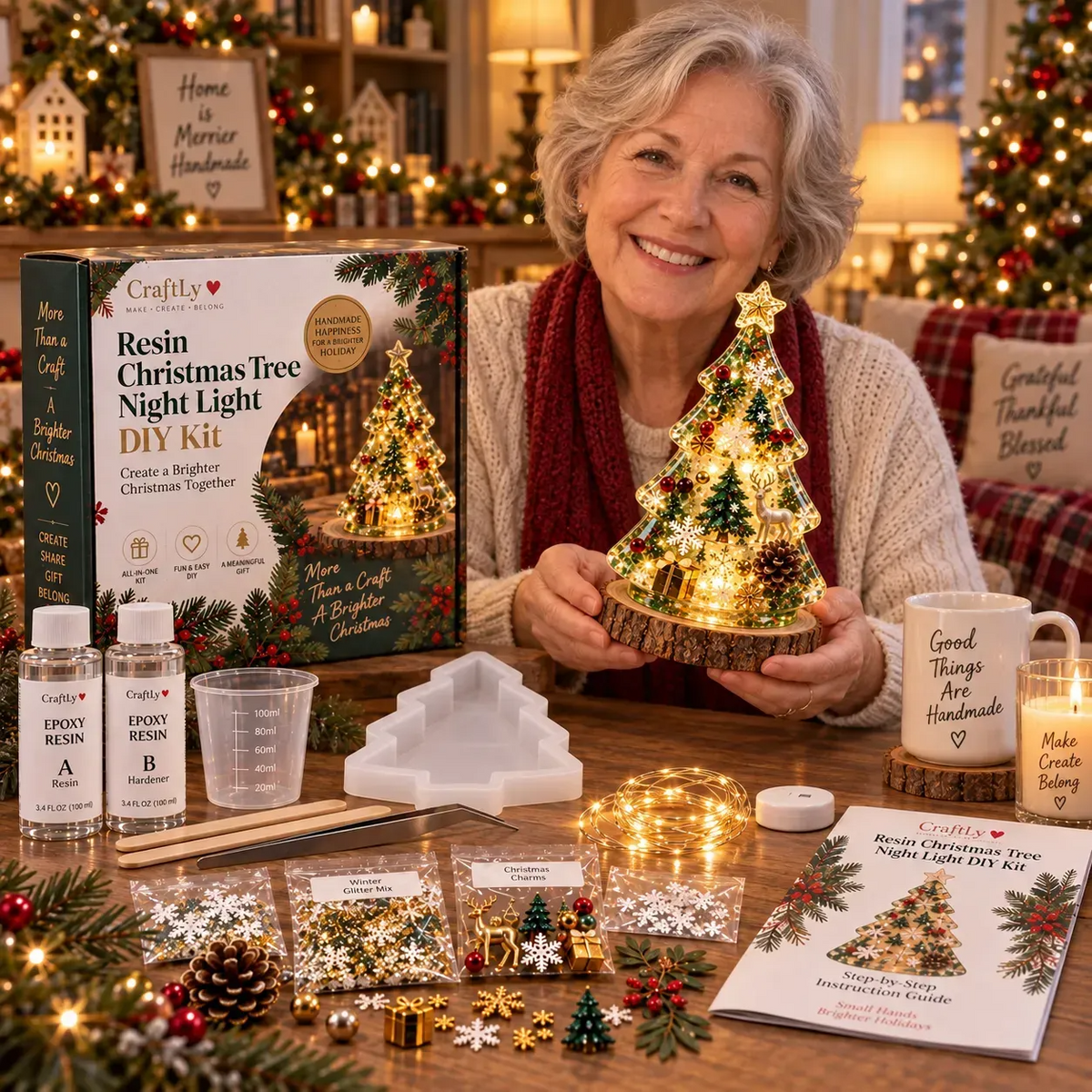 Kerstdecoratie Creatieset | Maak Je Eigen Kerstsfeer