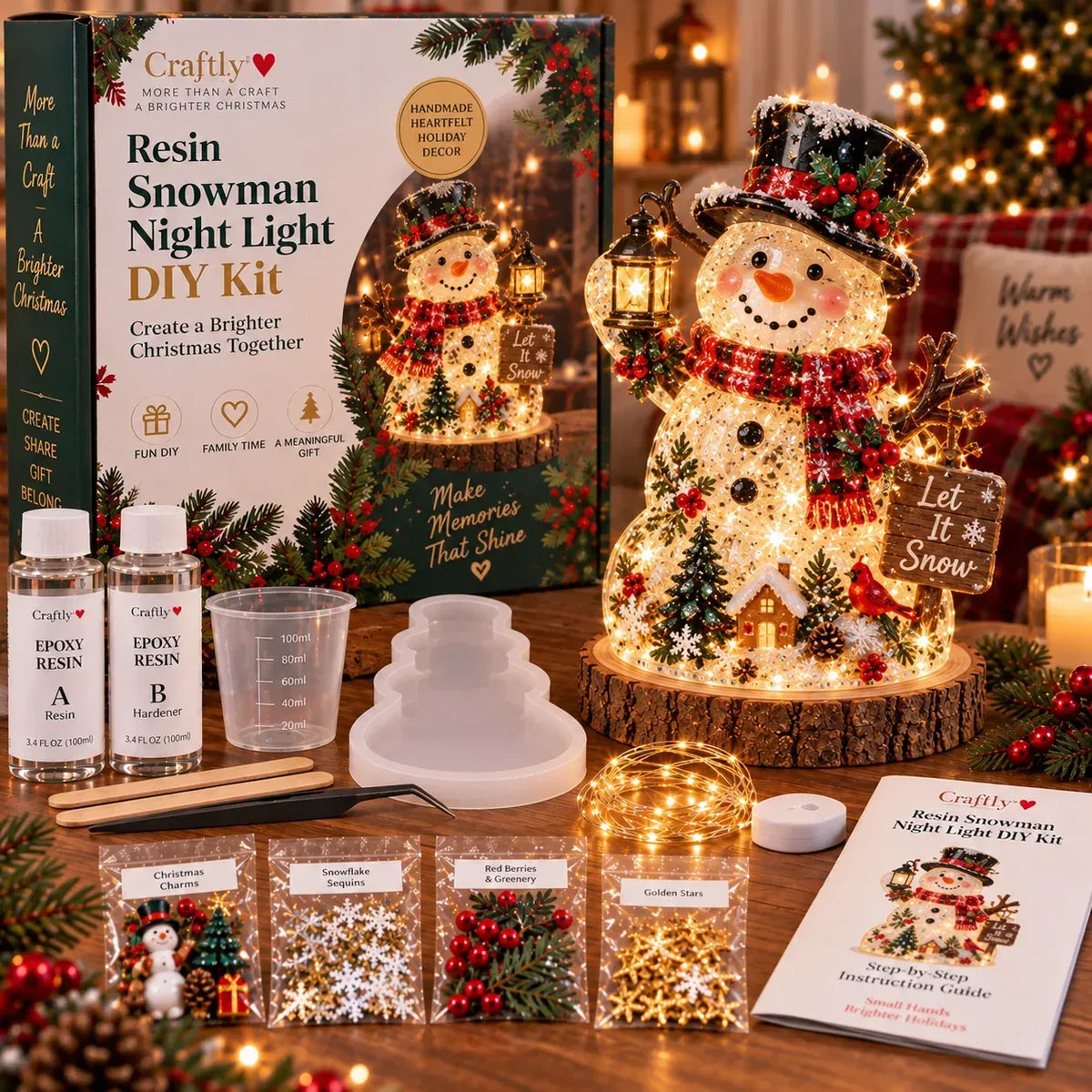 Kerstdecoratie Creatieset | Maak Je Eigen Kerstsfeer
