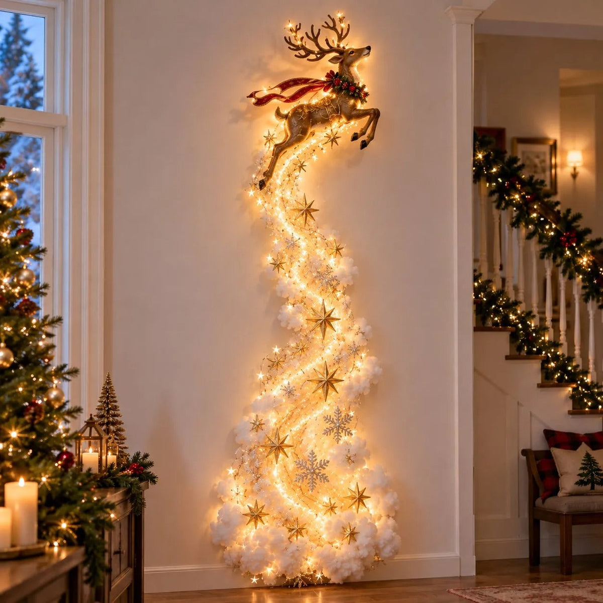 Verlichte Kerst Wanddecoratie | Breng de magie van kerst tot leven