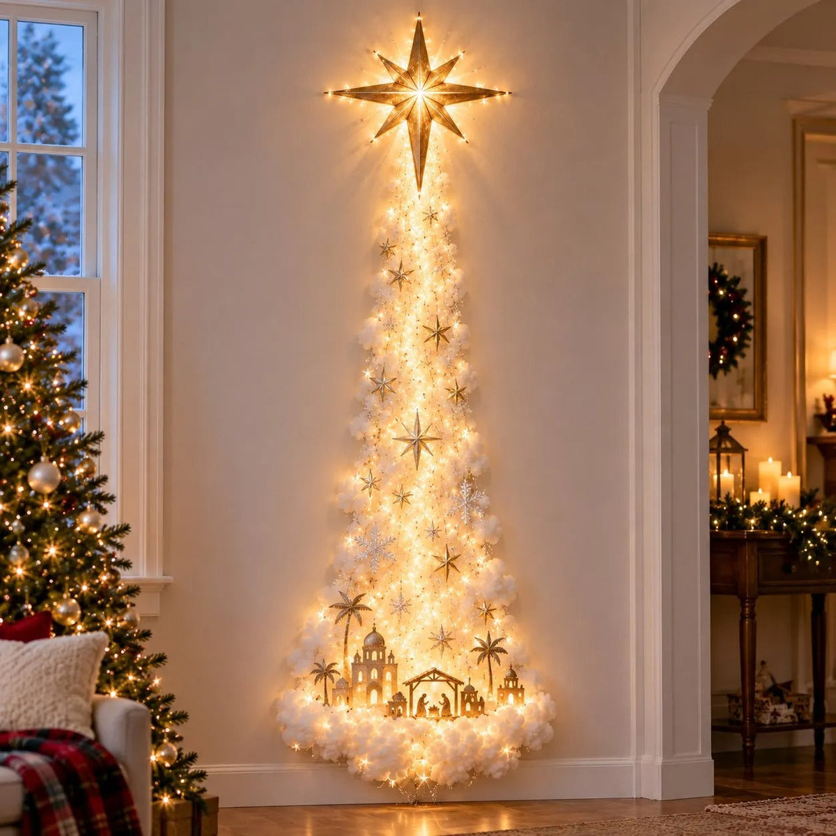 Verlichte Kerst Wanddecoratie | Breng de magie van kerst tot leven