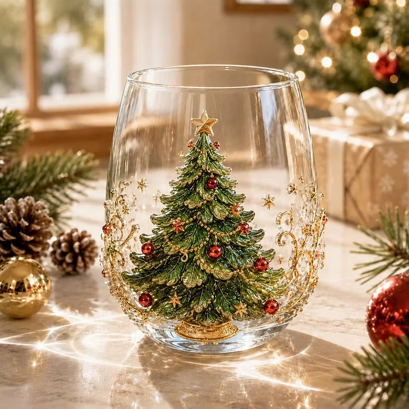 Luxe Kerstglazen Collectieset | Breng de magie van kerst naar je tafel
