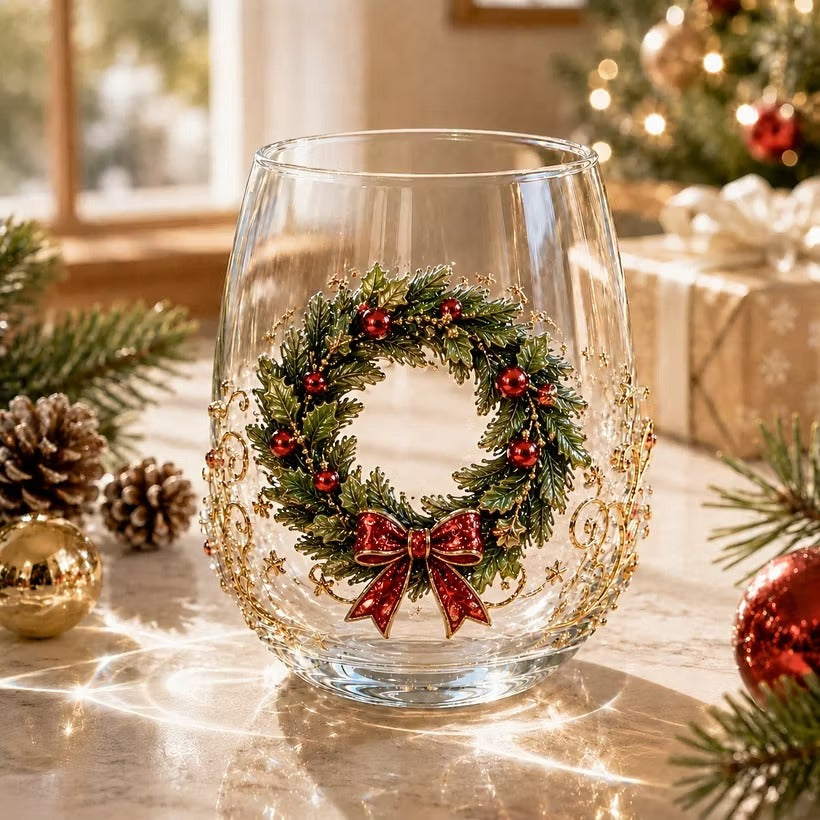 Luxe Kerstglazen Collectieset | Breng de magie van kerst naar je tafel