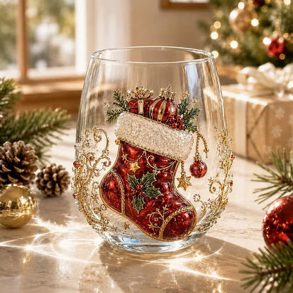 Luxe Kerstglazen Collectieset | Breng de magie van kerst naar je tafel
