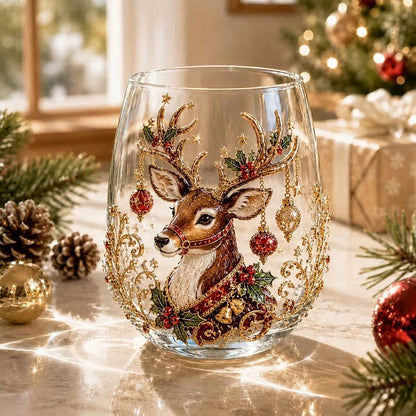 Luxe Kerstglazen Collectieset | Breng de magie van kerst naar je tafel