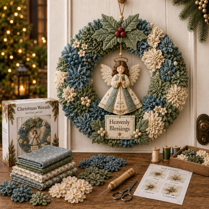 Kerstkrans Creatieset | Maak je eigen unieke kerstdecoratie