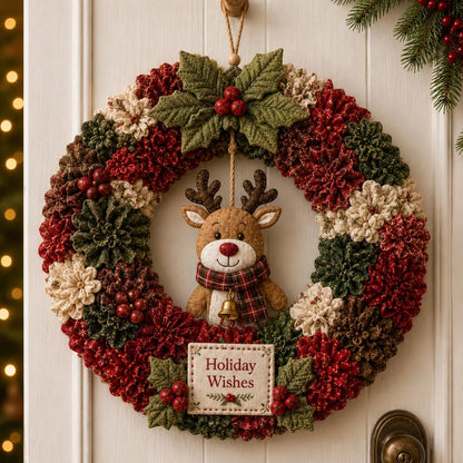 Kerstkrans Creatieset | Maak je eigen unieke kerstdecoratie