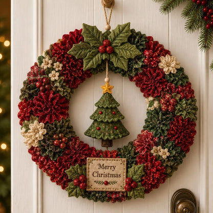 Kerstkrans Creatieset | Maak je eigen unieke kerstdecoratie